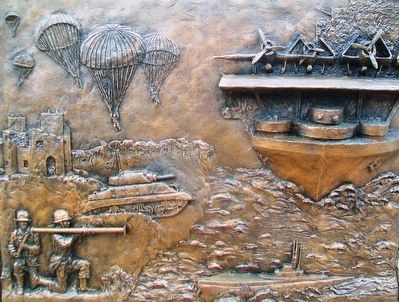 World War II Relief. Click for full size. World War II Relief image. Click for full size.