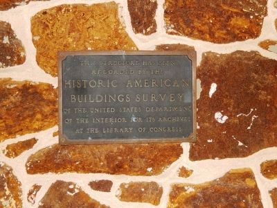 Gabreil Daveis Tavern-Plaque as Historic American Buildings Survey image. Click for full size.