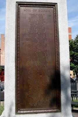 Fort Hamilton World War I Memorial Marker. Click for full size. Fort Hamilton World War I Memorial Marker image. Click for full size.