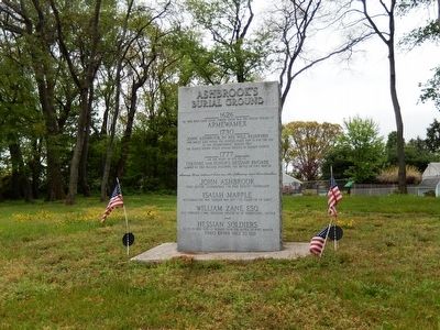 Ashbrook's Burial Ground Marker. Click for full size. Ashbrook's Burial Ground Marker image. Click for full size.