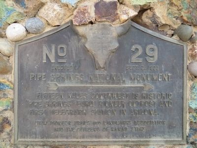 Pipe Springs National Monument Marker image. Click for full size.