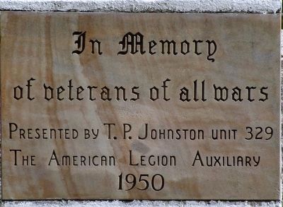 Mount Gilead Veterans Memorial Marker image. Click for full size.
