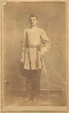 Governor Jones in his Confederate Army uniform image. Click for full size.