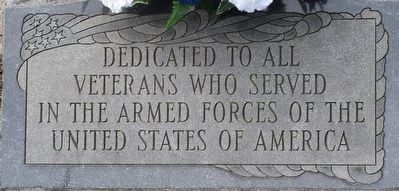 Chesterville Veterans Memorial Marker. Click for full size. Chesterville Veterans Memorial Marker image. Click for full size.