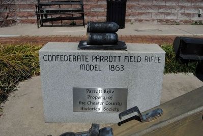 Confederate Parrott Field Rifle Model 1863 Marker. Click for full size. Confederate Parrott Field Rifle Model 1863 Marker image. Click for full size.