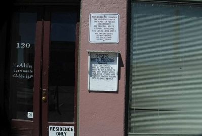 Chester Hotel Building (1866-1876) Marker. Click for full size. Chester Hotel Building (1866-1876) Marker image. Click for full size.