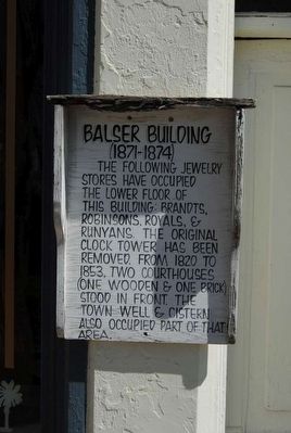 Blaser Building (1871-1874) Marker image. Click for full size.