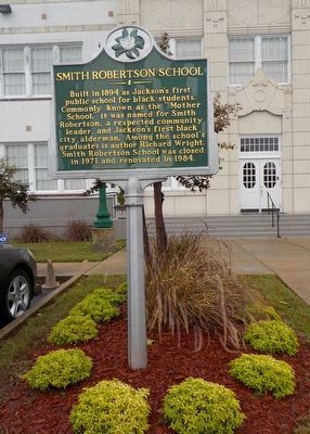 Smith Robertson School Marker image. Click for full size.