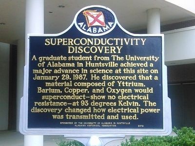 Superconductivity Discovery Marker image. Click for full size.