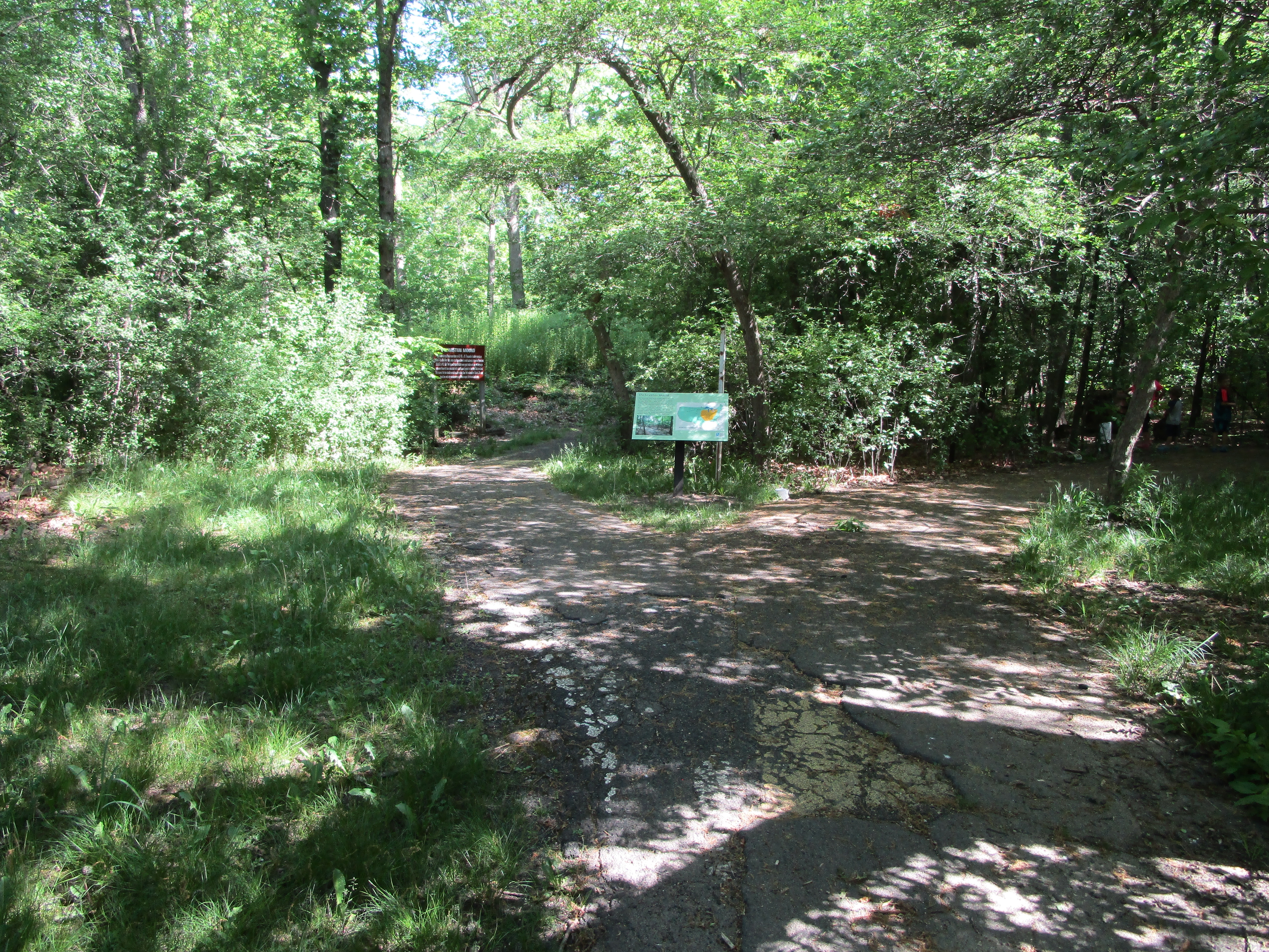 The Lewiston Mound Marker