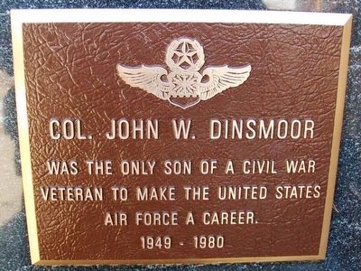 Col. John W. Dinsmoor Marker image. Click for full size.