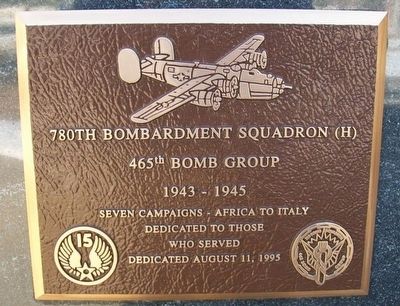 780th Bombardment Squadron (H) Marker image. Click for full size.