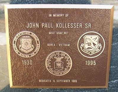 John Paul Kollesser Sr Marker image. Click for full size.