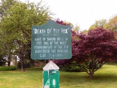 “Death of the Fox” Marker image. Click for full size.