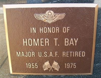 Homer T. Bay Marker image. Click for full size.