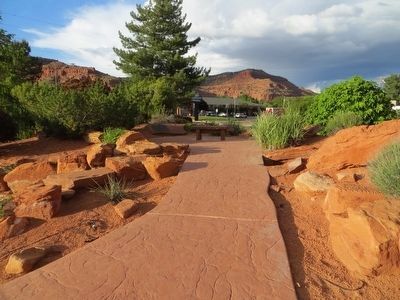 Fort Kanab Marker. Click for full size. Fort Kanab Marker image. Click for full size.