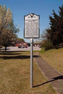 Clinton Memorial Cemetery Marker image. Click for full size.