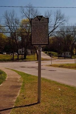 Isom C. Clinton Marker. Click for full size. Isom C. Clinton Marker image. Click for full size.