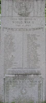 World War II. Click for full size. World War II image. Click for full size.
