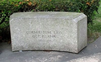 Cornerstone Laid Oct. 20, 1946. Click for full size. Cornerstone Laid Oct. 20, 1946 image. Click for full size.