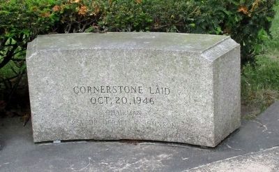 Cornerstone Laid Oct. 20, 1946 image. Click for full size.