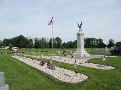 Spencerville Veterans Memorial Marker. Click for full size. Spencerville Veterans Memorial Marker image. Click for full size.