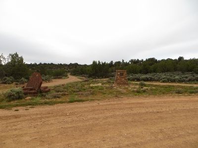 Honeymoon Trail Marker. Click for full size. Honeymoon Trail Marker image. Click for full size.