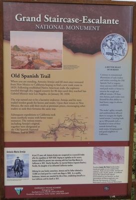 Grand Staircase-Escalante National Monument Marker. Click for full size. Grand Staircase-Escalante National Monument Marker image. Click for full size.