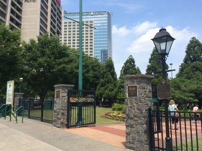 Located in front of Centennial Olympic Park.. Click for full size. Located in front of Centennial Olympic Park. image. Click for full size.