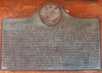 The San Juan Mission Marker image. Click for full size.