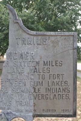 Old Indian Trails Marker image. Click for full size.
