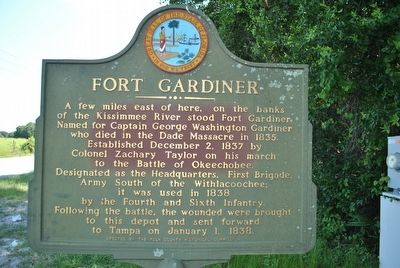 Fort Gardiner Marker image. Click for full size.