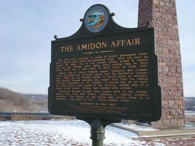 The Amidon Affair Marker image. Click for full size.
