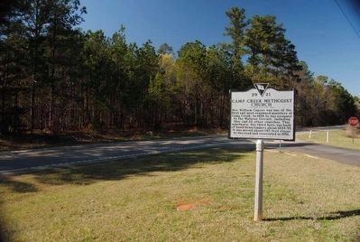 Camp Creek Methodist Church Marker image. Click for full size.
