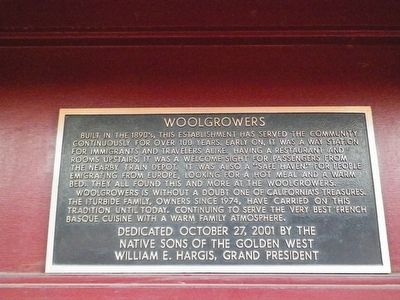 Woolgrowers Marker. Click for full size. Woolgrowers Marker image. Click for full size.