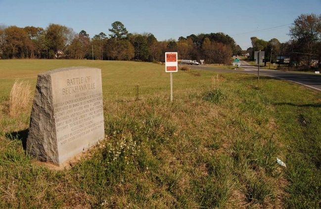 Battle Of Beckhamville Marker image. Click for full size.