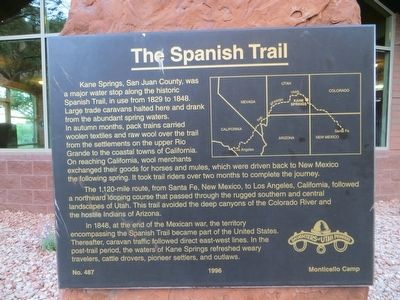 The Spanish Trail Marker image. Click for full size.