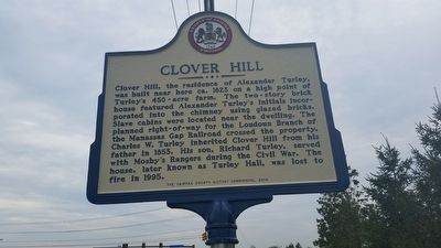 Clover Hill Marker image. Click for full size.