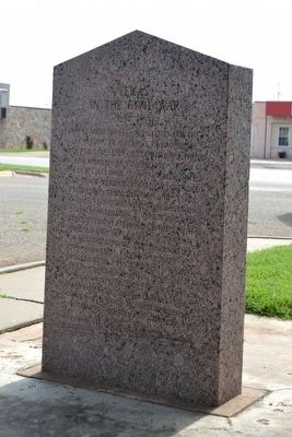 County Named for Confederate Hero / Texas in the Civil War Marker image. Click for full size.