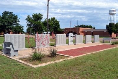 Stonewall County Veterans Memorial. Click for full size. Stonewall County Veterans Memorial image. Click for full size.