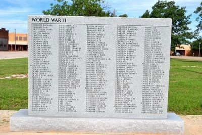 Stonewall County Veterans Memorial image. Click for full size.