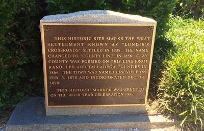 Lineville Alabama Monument image. Click for full size.