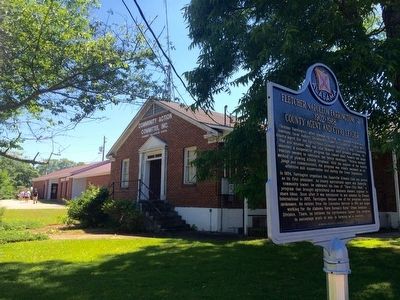 Marker in front of Chambers-Tallapoosa-Coosa Community Action Committee office.. Click for full size. Marker in front of Chambers-Tallapoosa-Coosa Community Action Committee office. image. Click for full size.