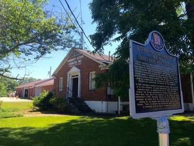 Marker in front of Chambers-Tallapoosa-Coosa Community Action Committee office. image. Click for full size.