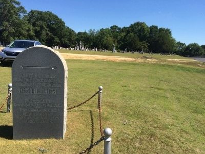 Bethlehem Cemetery in background.. Click for full size. Bethlehem Cemetery in background. image. Click for full size.