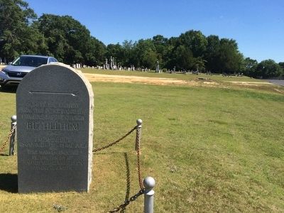 Bethlehem Cemetery in background. image. Click for full size.