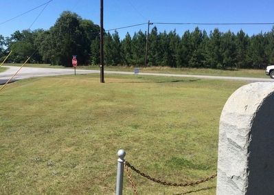 View of marker at crossroads of Tallapoosa Street & Cemetery Road.. Click for full size. View of marker at crossroads of Tallapoosa Street & Cemetery Road. image. Click for full size.