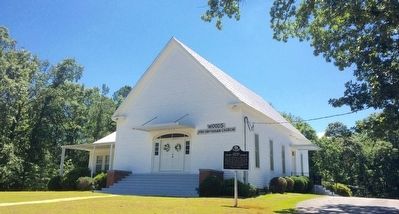 Woods Presbyterian Church Marker. Click for full size. Woods Presbyterian Church Marker image. Click for full size.