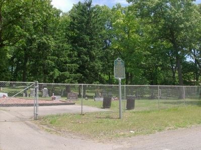 Taylor Township Cemetery and Marker image. Click for full size.