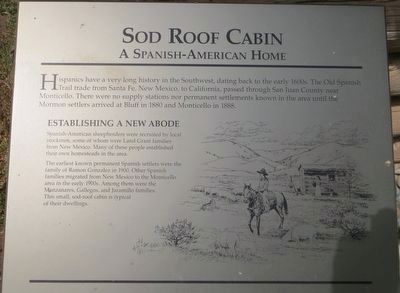 Sod Roof Cabin Marker image. Click for full size.